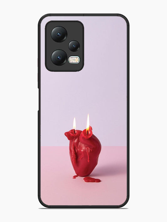 Xiaomi Redmi Note 12 5G A Lighted Heart Candle