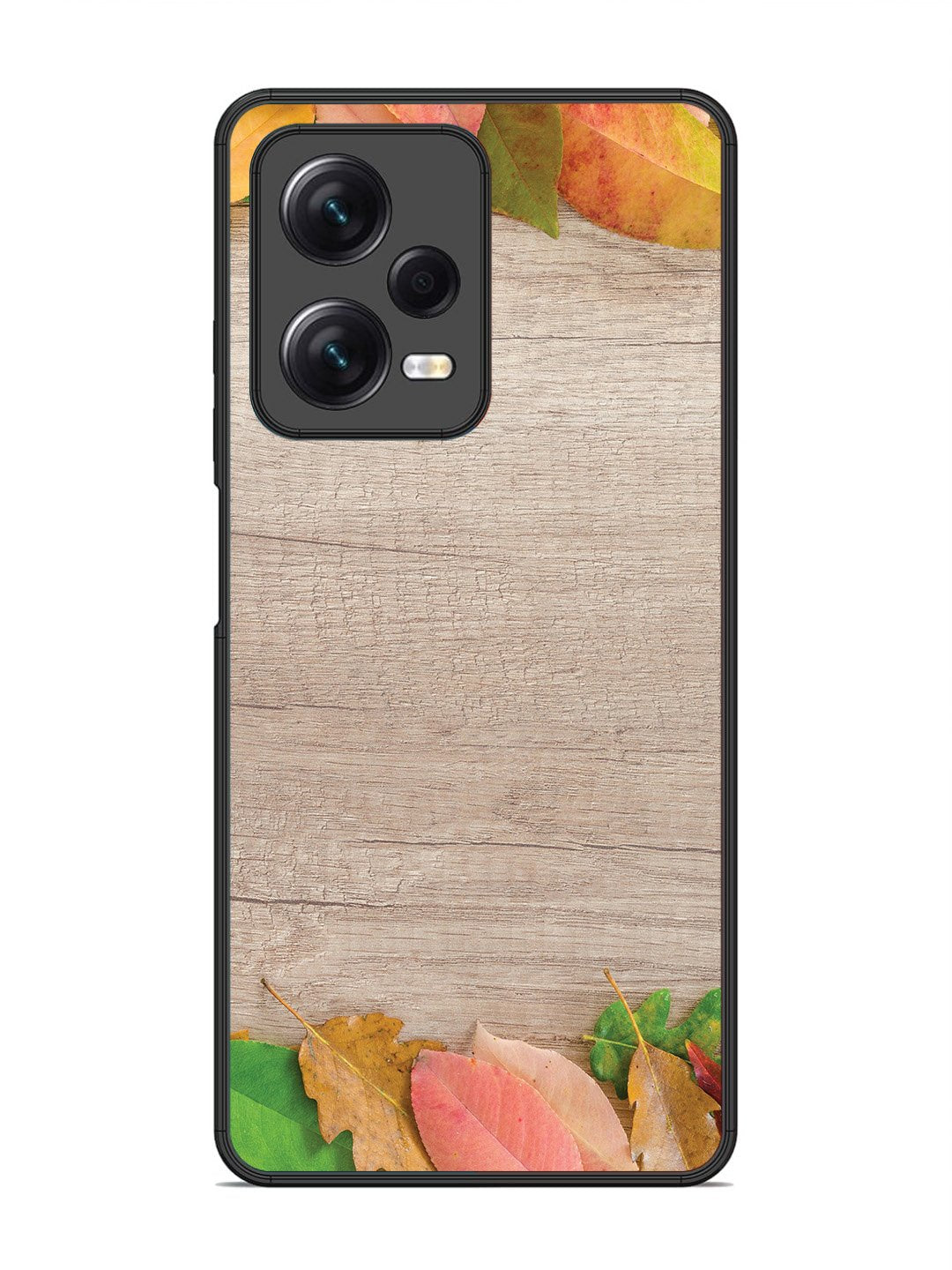 Xiaomi Redmi Note 12 Pro 5G Autumn Leafs On Wooden Table