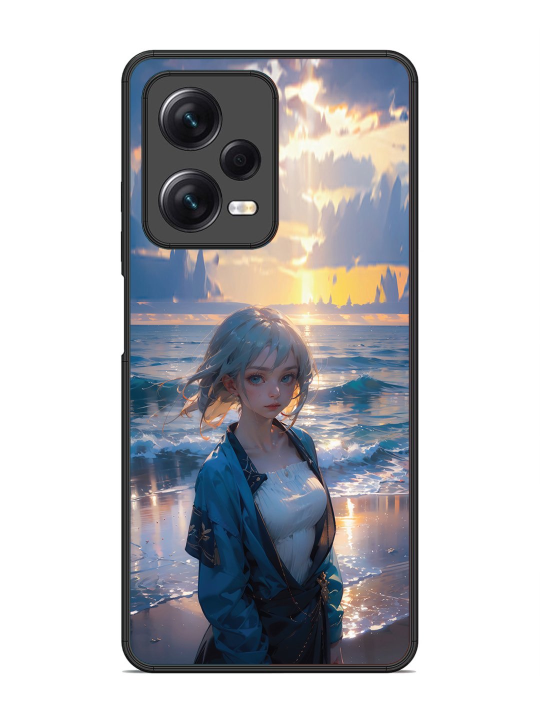 Xiaomi Redmi Note 12 Pro 5G Anime Girl Beach Ocean Waves