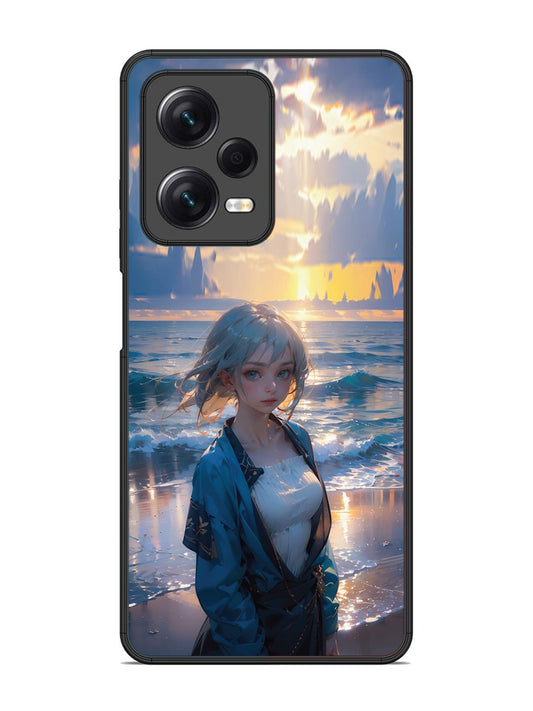 Xiaomi Redmi Note 12 Pro 5G Anime Girl Beach Ocean Waves