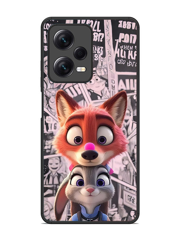 XIAOMI Redmi Note 12 Pro 5G Cute Nick wilde and judy hopps 2