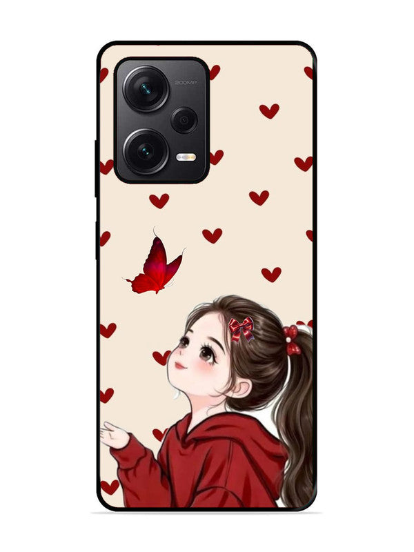 XIAOMI Redmi Note 12 Pro Plus 5G Beautiful girl with red butterfly