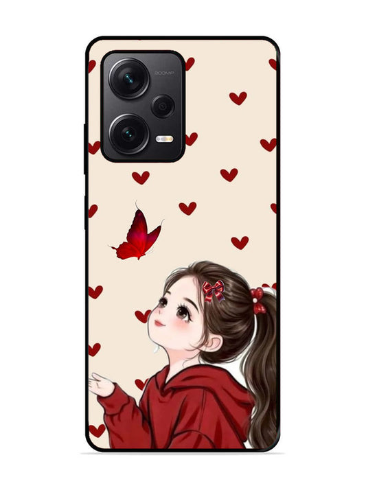 XIAOMI Redmi Note 12 Pro Plus 5G Beautiful girl with red butterfly