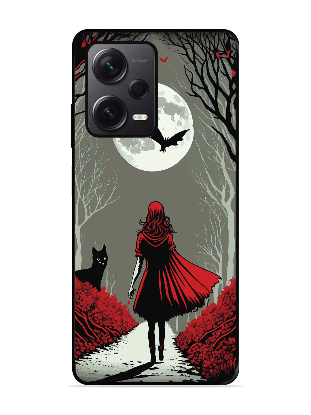 Xiaomi Redmi NOTE 12 PRO PLUS 5g Scarlet Girl in Red Forest