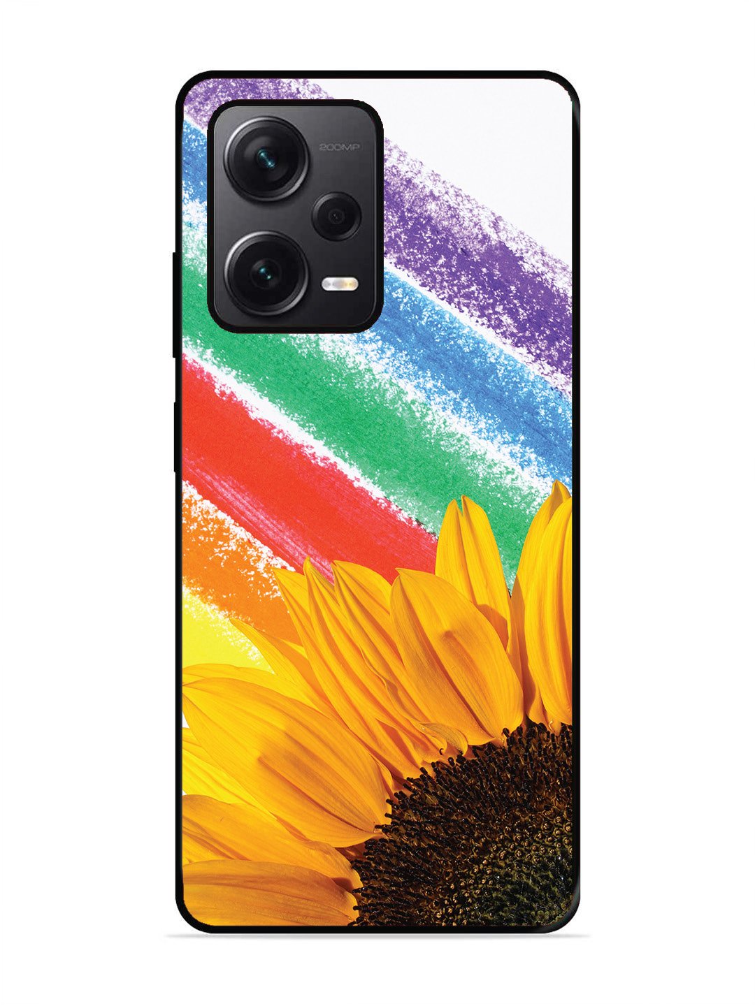 Xiaomi Redmi NOTE 12 PRO PLUS 5g Sunflower on Colourful Lines