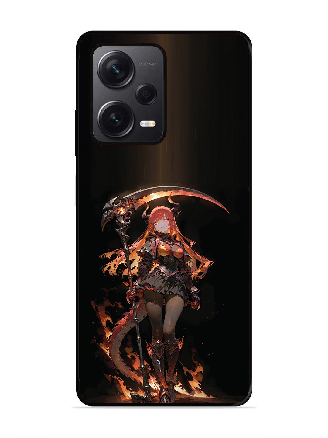 Xiaomi Redmi NOTE 12 PRO PLUS 5g anime-girl-sycthe-red-hair-horn