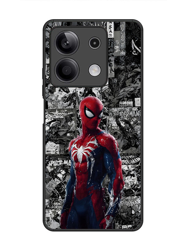 XIAOMI Redmi Note 13 5G Spiderman Highlighted on News Paper
