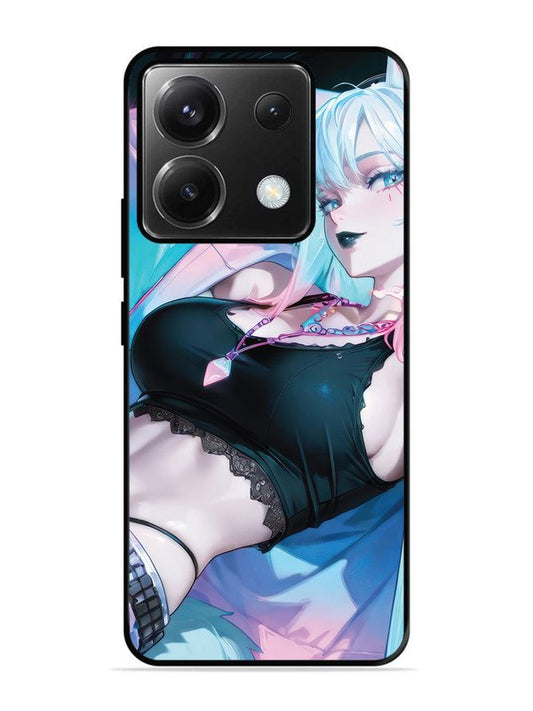 Xiaomi Redmi Note 13 Pro 5G anime girl fox headpohone white Hair