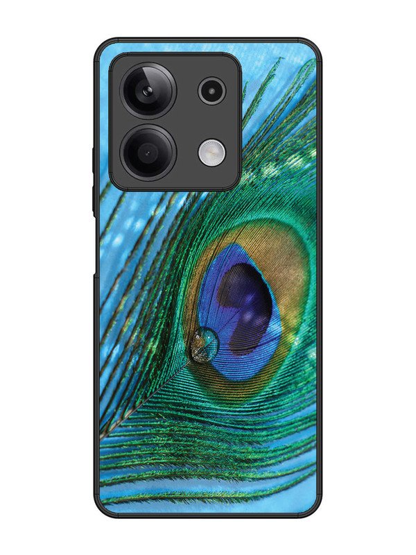 Xiaomi Redmi Note 13 5G A drop on Peacock Feather