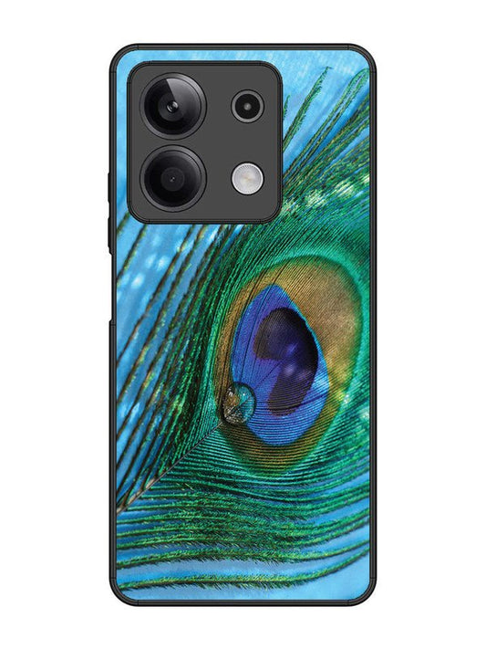 Xiaomi Redmi Note 13 5G A drop on Peacock Feather