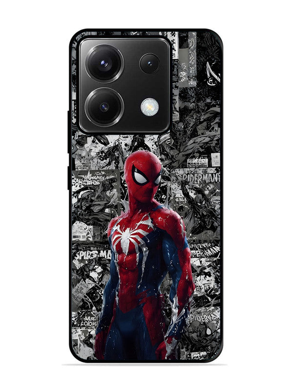 XIAOMI Redmi Note 13 Pro 5G Spiderman Highlighted on News Paper