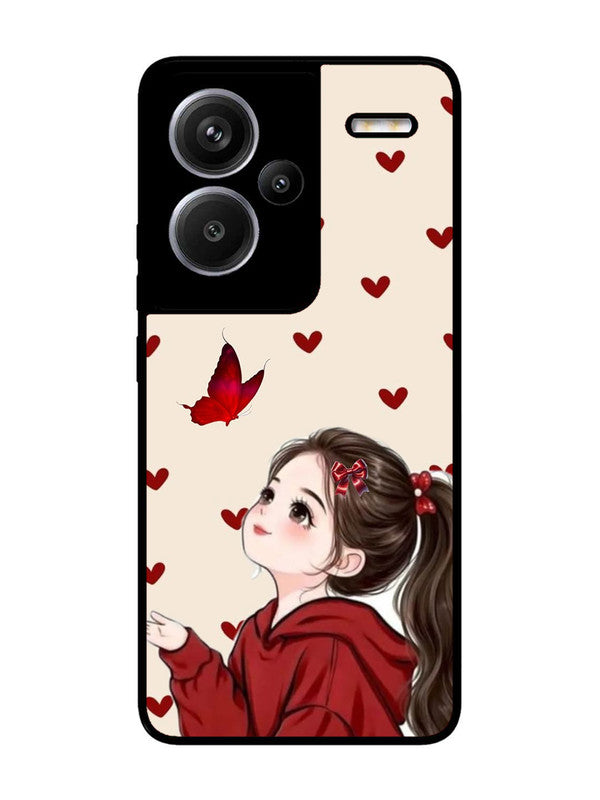 XIAOMI Redmi Note 13 Pro Plus 5G Beautiful girl with red butterfly