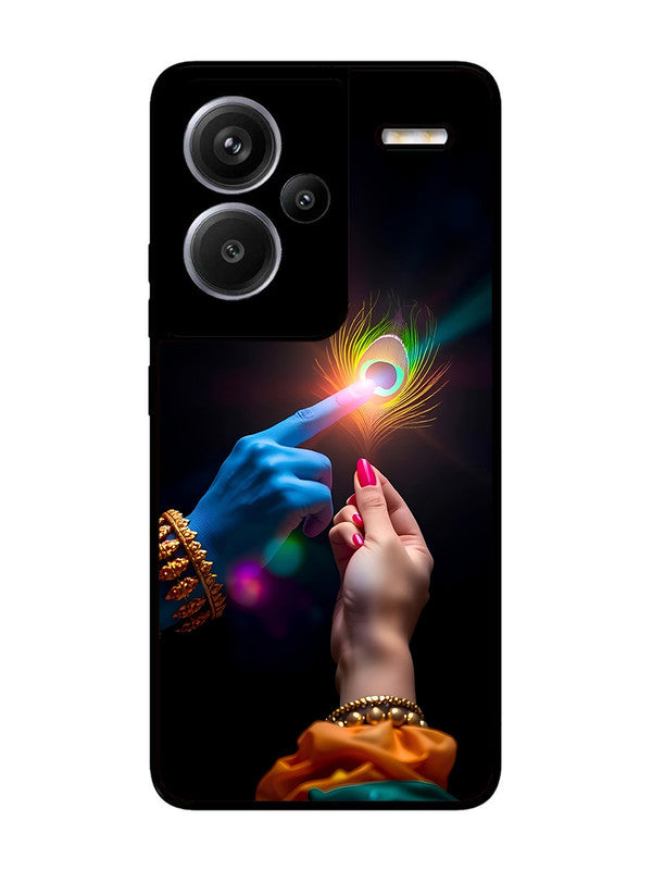 XIAOMI Redmi Note 13 Pro Plus 5G Radha Krishna touching feather