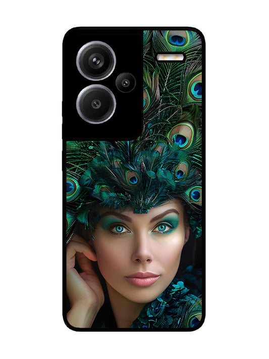 Xiaomi Redmi NOTE 13 PRO PLUS 5G Girl with peacock feather Crown