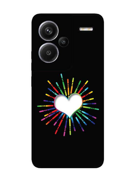 Xiaomi Redmi NOTE 13 PRO PLUS 5G Colourful Heart on Black