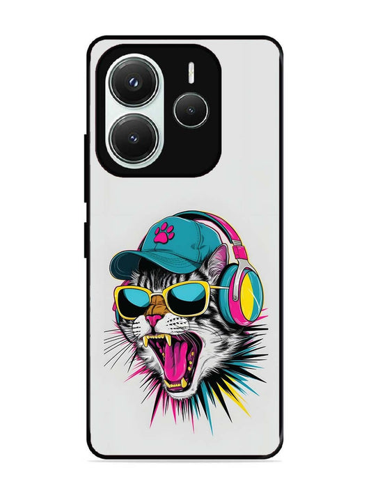 Xiaomi Redmi NOTE 14 5G Neon Pop Art DJ Cat Vibe