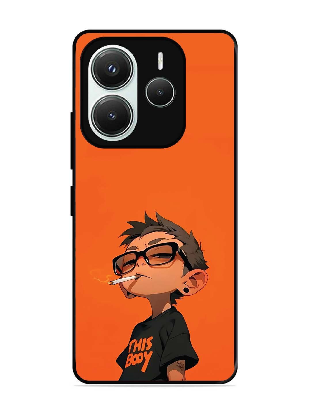 Xiaomi Redmi NOTE 14 5G Vibrant Orange Attitude Cartoon