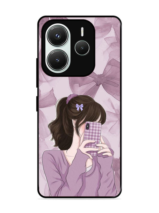 XIAOMI Redmi Note 14 5G Pinky Girl taking selfie