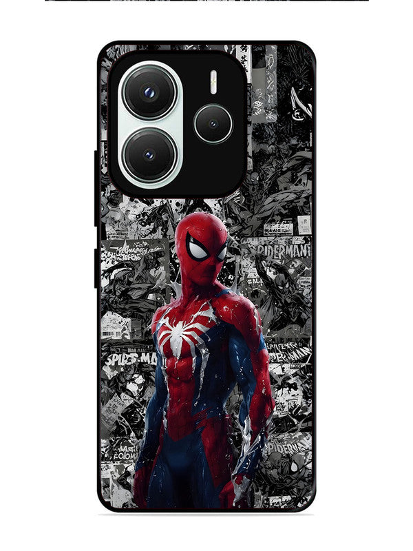 XIAOMI Redmi Note 14 5G Spiderman Highlighted on News Paper