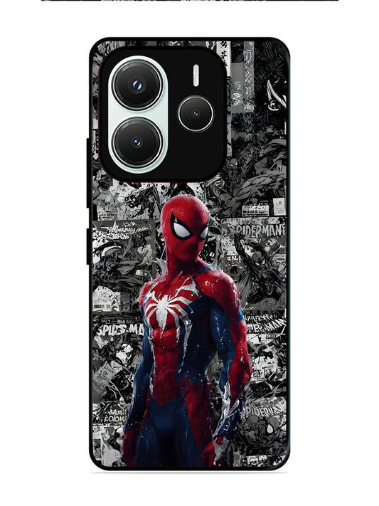 XIAOMI Redmi Note 14 5G Spiderman Highlighted on News Paper