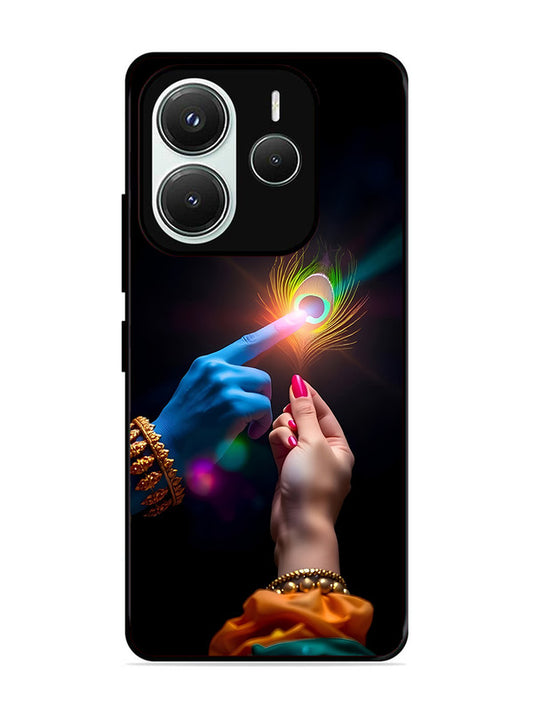 XIAOMI Redmi Note 14 5G Radha Krishna touching feather