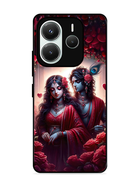 XIAOMI Redmi Note 14 5G Couples in Red theme like Radha Krishna