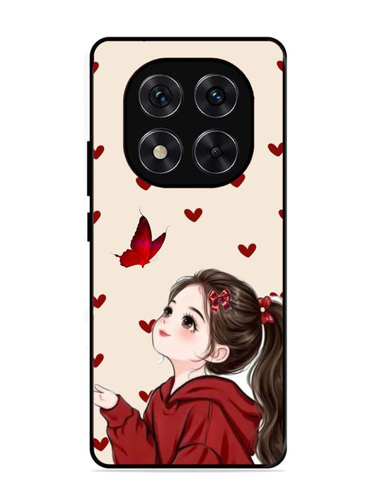 XIAOMI Redmi Note 14 Pro 5G Beautiful girl with red butterfly