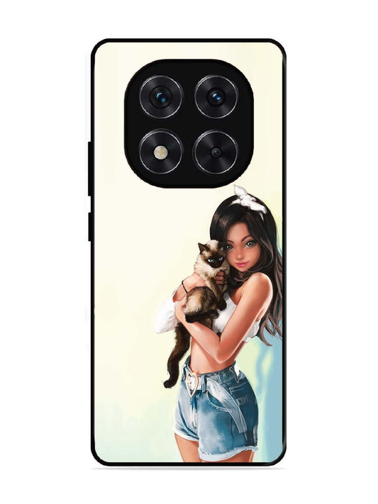 Xiaomi Redmi Note 14 Pro Plus 5G Cute Girl with Cat