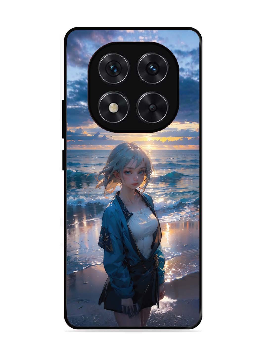 Xiaomi Redmi Note 14 Pro Plus 5G Anime Girl Beach Ocean Waves
