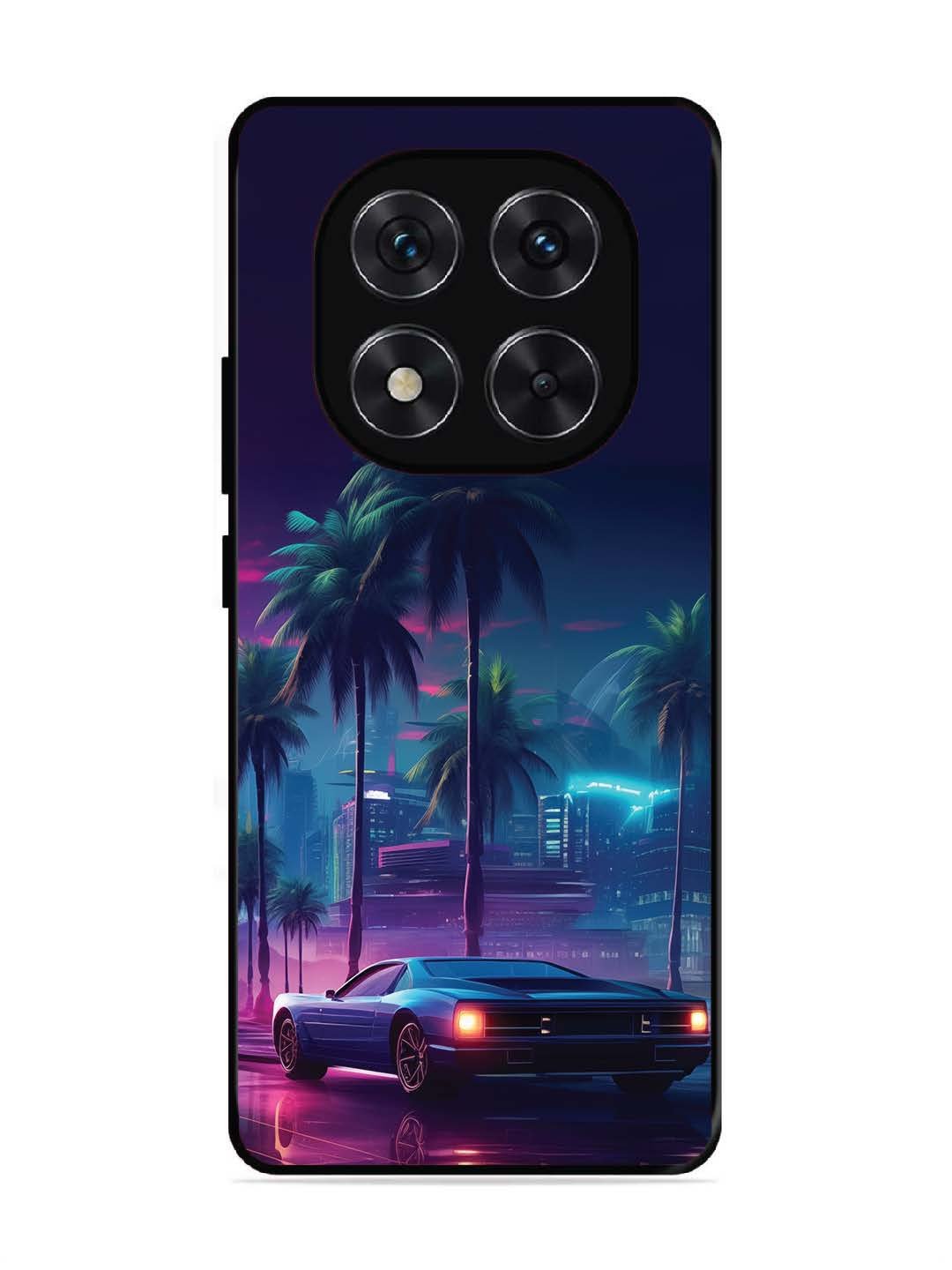 Xiaomi Redmi Note 14 Pro Plus 5G sunset-sports-car-city-palm-trees