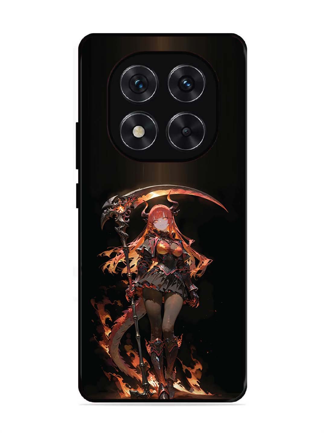Xiaomi Redmi Note 14 Pro Plus 5G anime-girl-sycthe-red-hair-horn