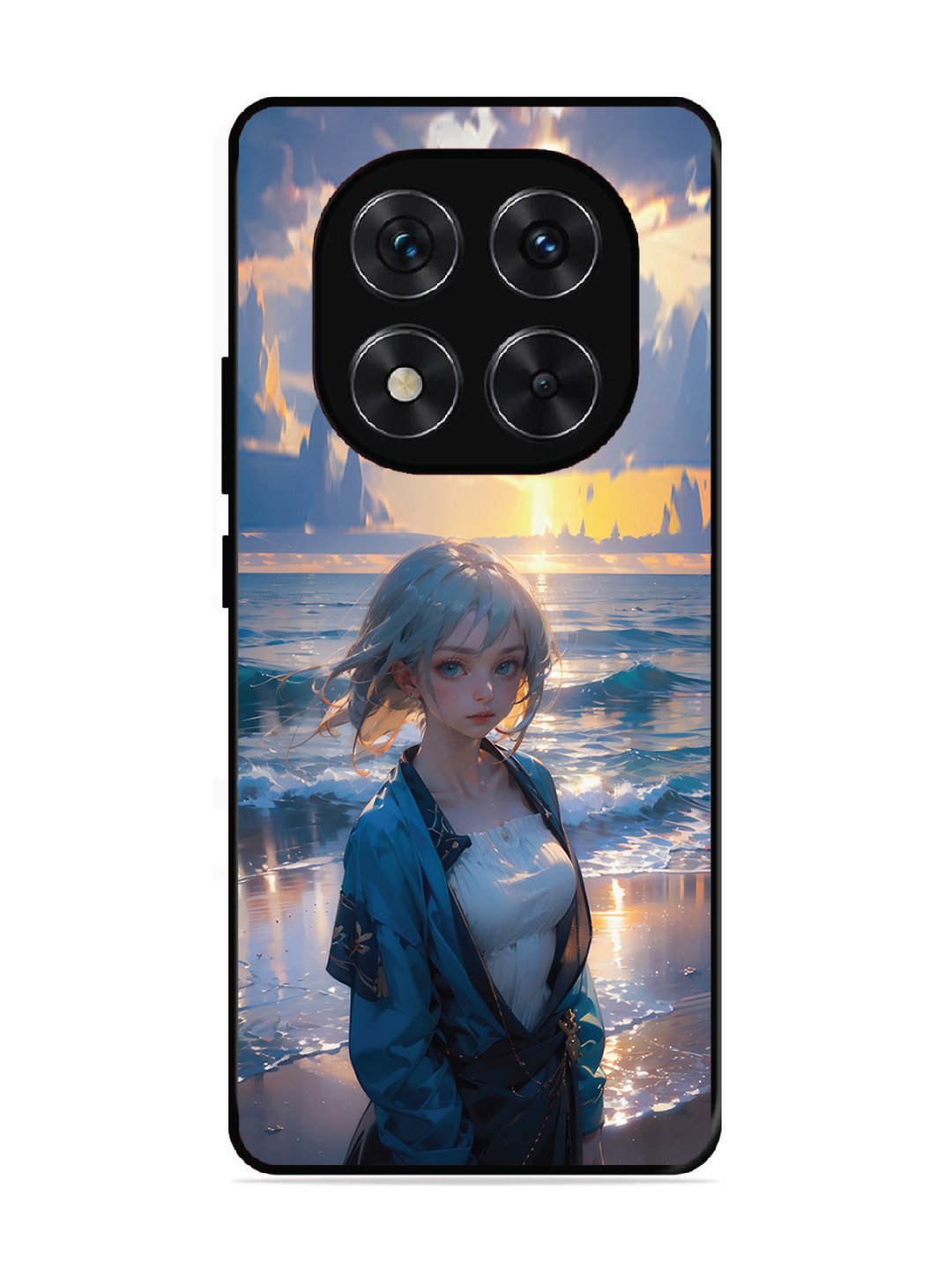 Xiaomi Redmi NOTE 14 PRO 5G Anime Girl Beach Ocean Waves