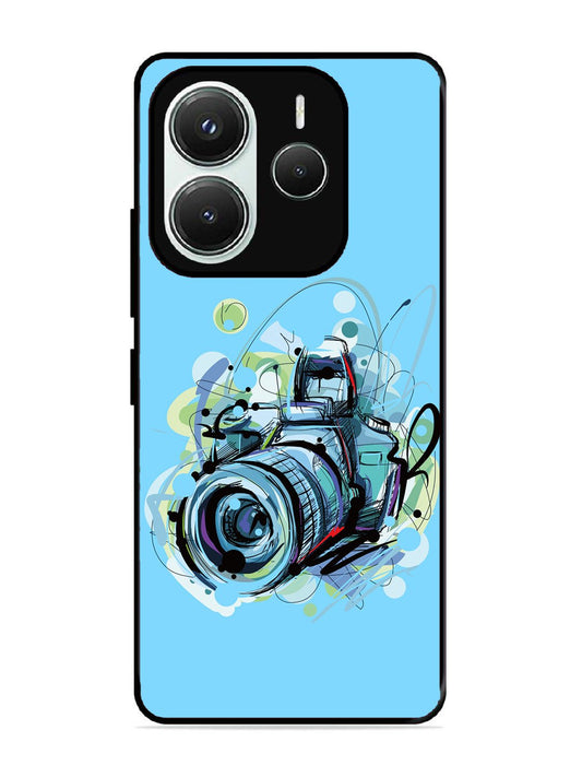 Xiaomi Redmi NOTE 14 5G Camera Blue Background