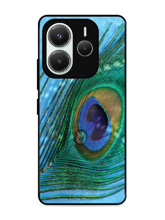 Xiaomi Redmi NOTE 14 5G A drop on Peacock Feather