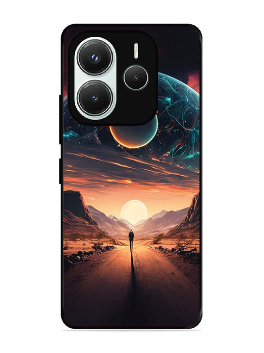 Xiaomi Redmi NOTE 14 5G Sunset with space scene