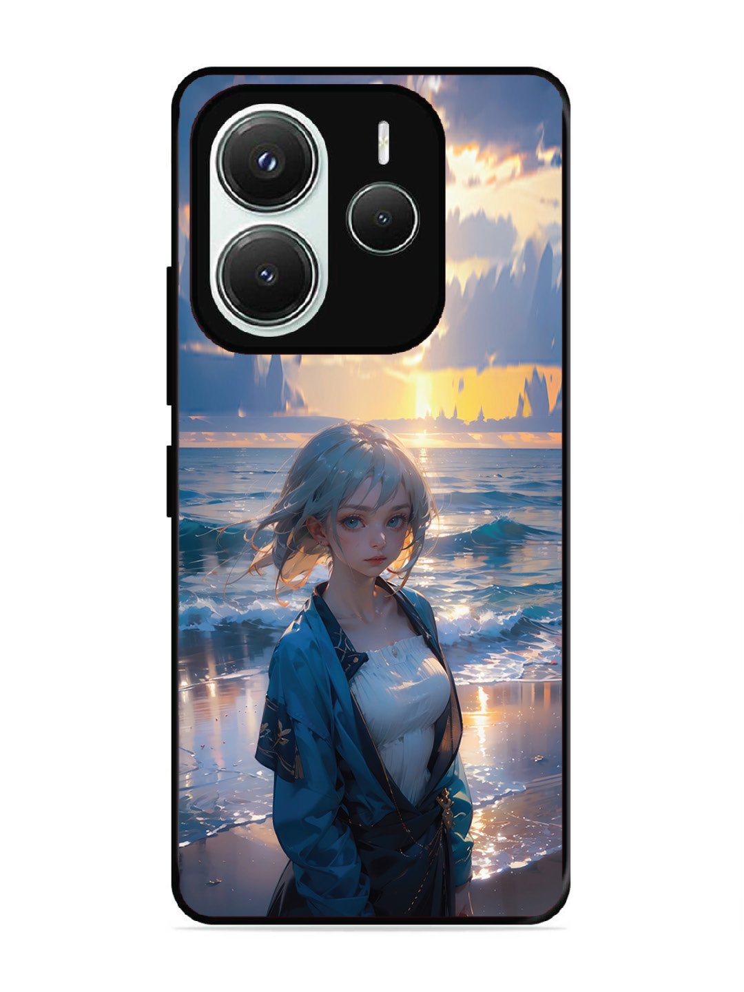 Xiaomi Redmi NOTE 14 5G Anime Girl Beach Ocean Waves