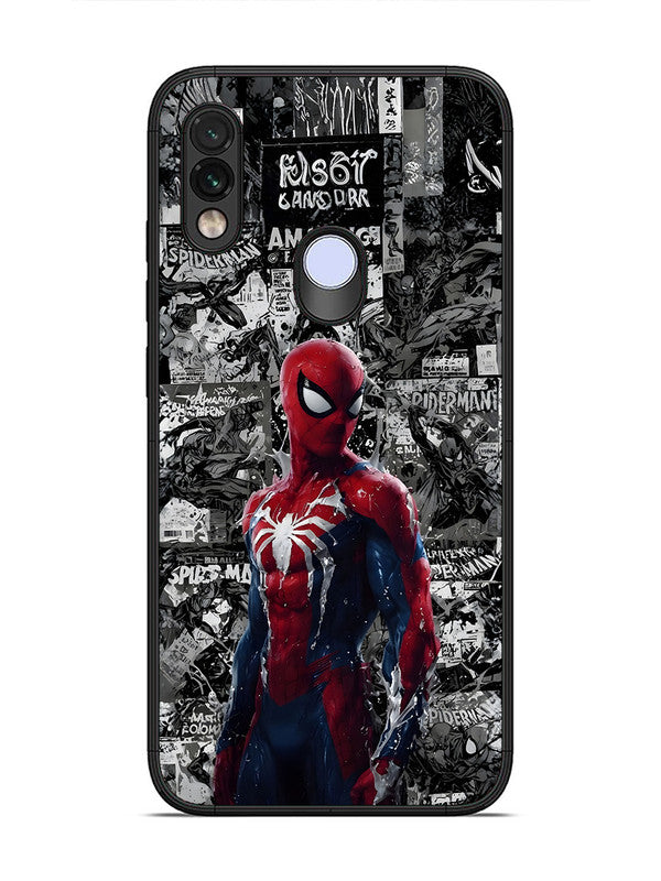 XIAOMI Redmi Note 7 Spiderman Highlighted on News Paper