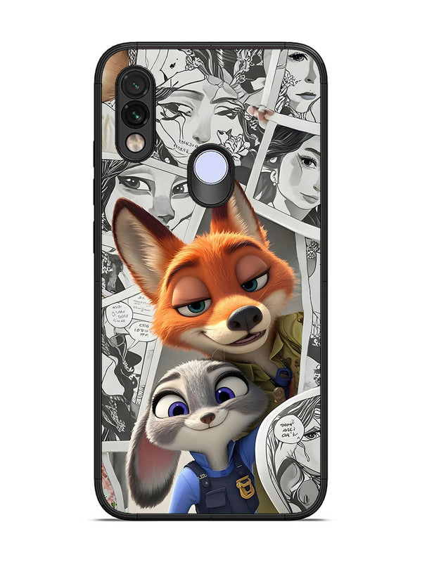 XIAOMI Redmi Note 7 Cute Nick wilde and judy hopps