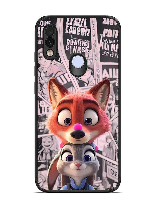 XIAOMI Redmi Note 7 Cute Nick wilde and judy hopps 2