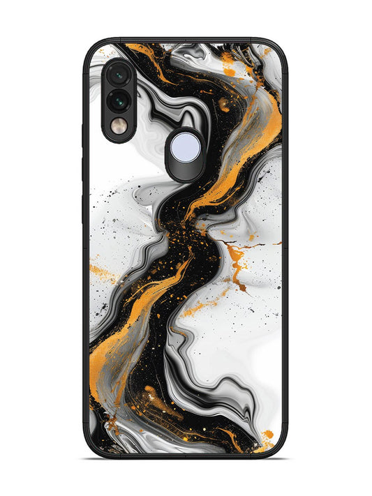 Xiaomi Redmi NOTE 7 Black And Golden Marble Essence