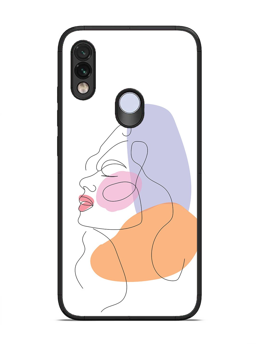 Xiaomi Redmi NOTE 7 Line Art Girl Face