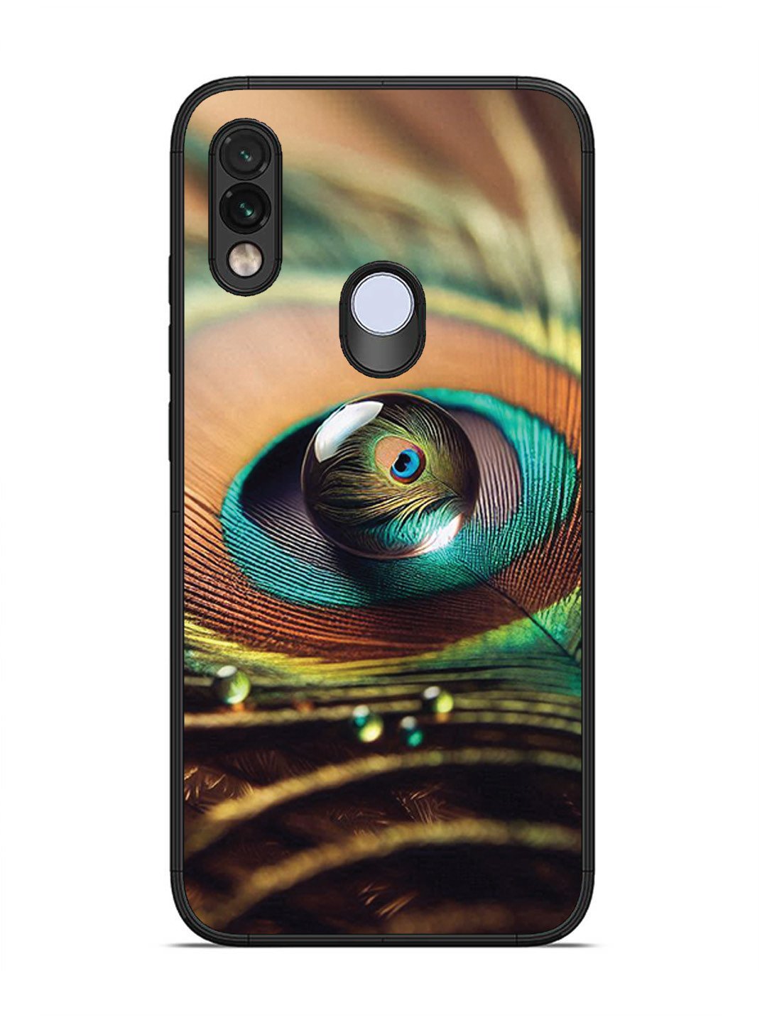Xiaomi Redmi NOTE 7 Water Drop On Peacock Feather