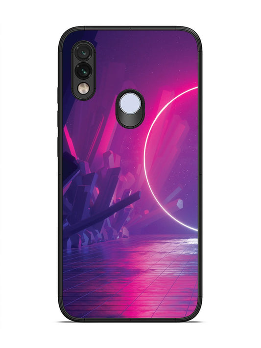 Xiaomi Redmi NOTE 7 abstract with Neon Light