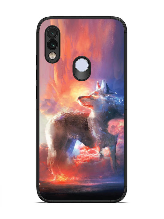 Xiaomi Redmi NOTE 7 wolf-fantasy-animal