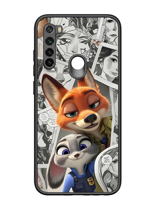 XIAOMI Redmi Note 8 Cute Nick wilde and judy hopps