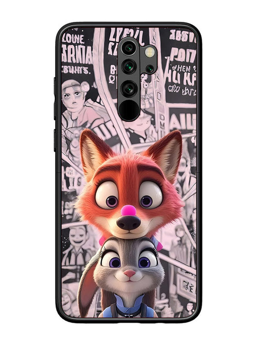 XIAOMI Redmi Note 8 Pro Cute Nick wilde and judy hopps 2