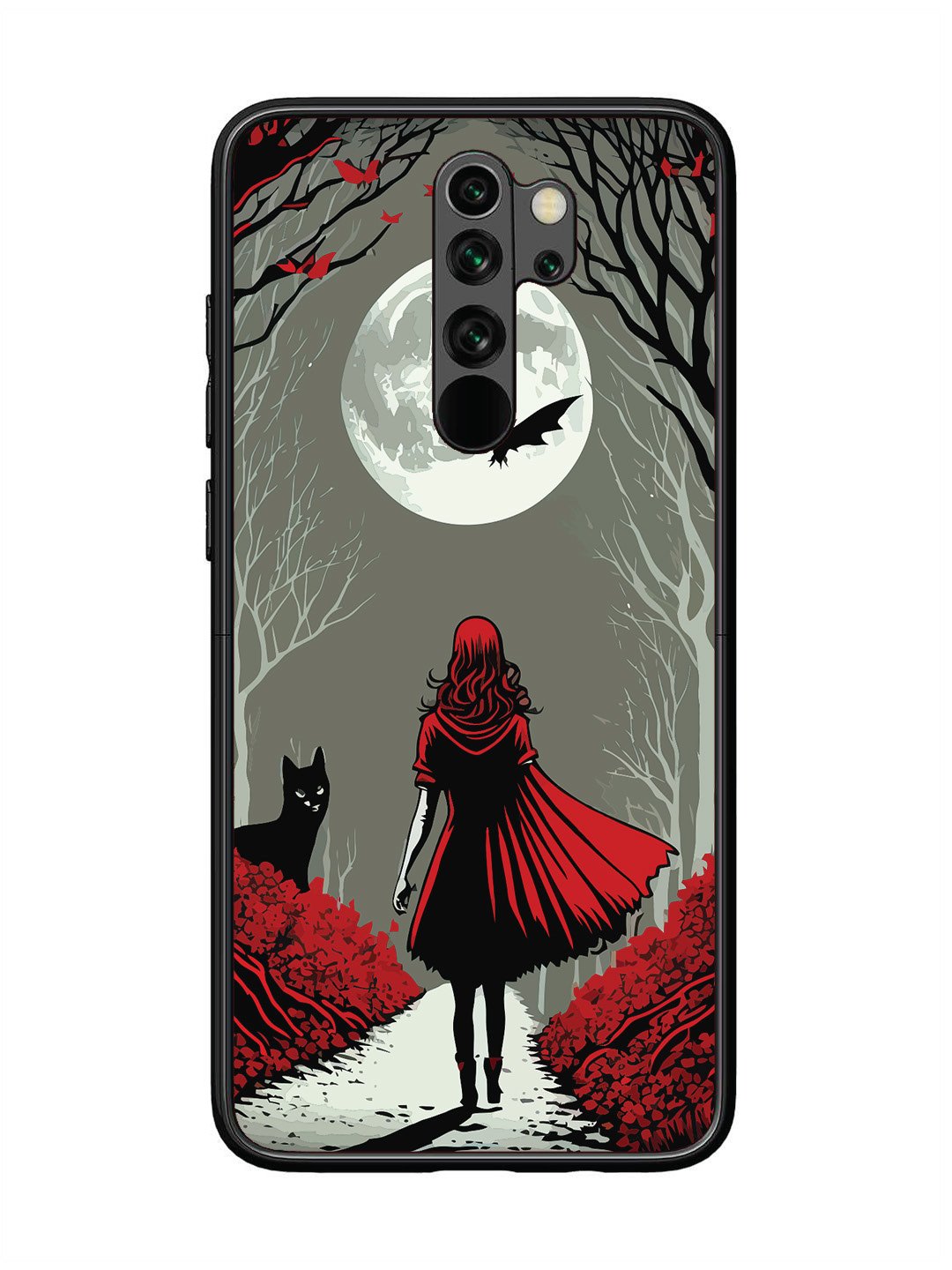 Xiaomi Redmi NOTE 8 PRO Scarlet Girl in Red Forest