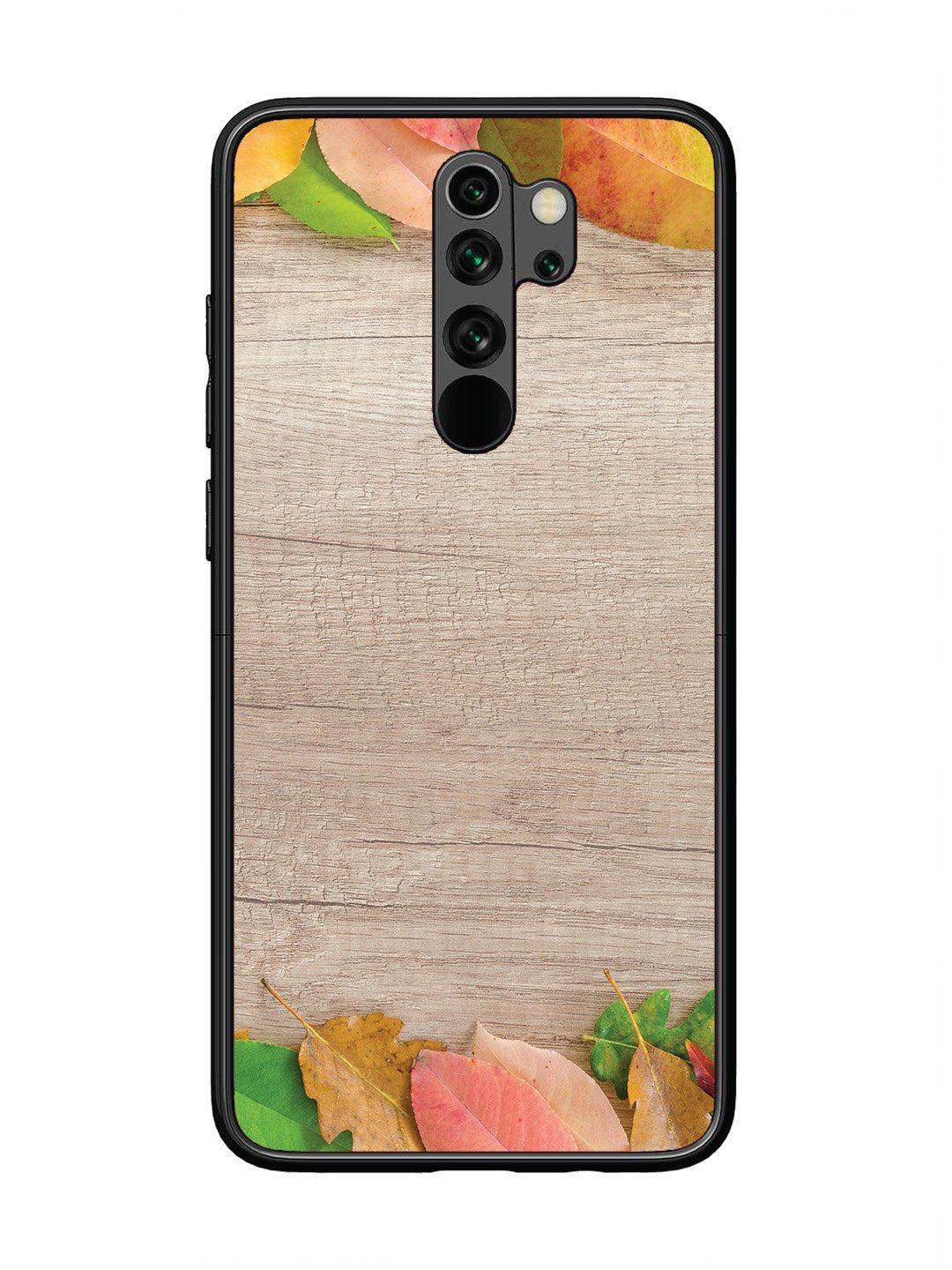 Xiaomi Redmi NOTE 8 PRO Autumn Leafs On Wooden Table