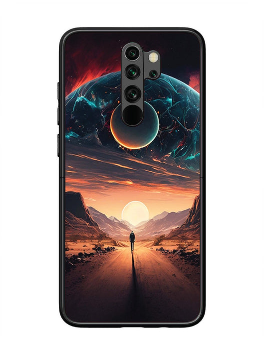 Xiaomi Redmi NOTE 8 PRO Sunset with space scene