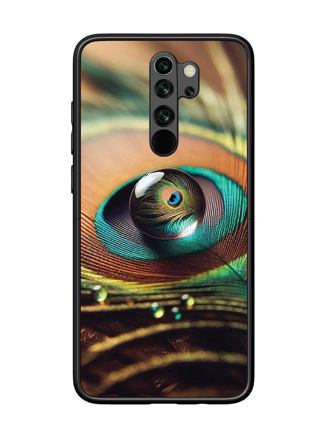 Xiaomi Redmi NOTE 8 PRO Water Drop On Peacock Feather